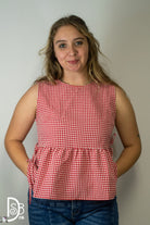Bex Gingham Top - Deadwood South Boutique & Company LLC