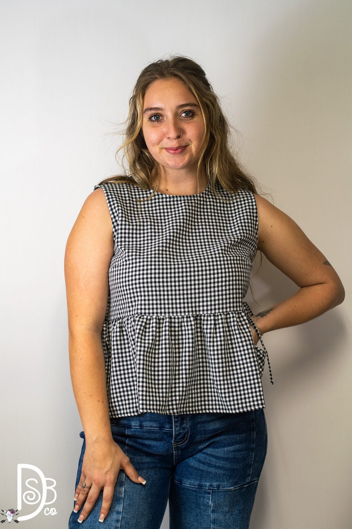 Bex Gingham Top - Deadwood South Boutique & Company LLC
