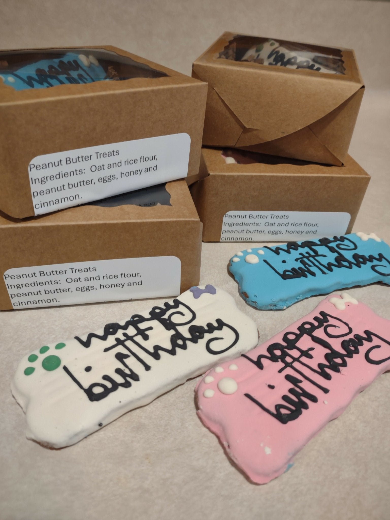 Birthday Bones Dog Treat - Deadwood South Boutique & Company LLC