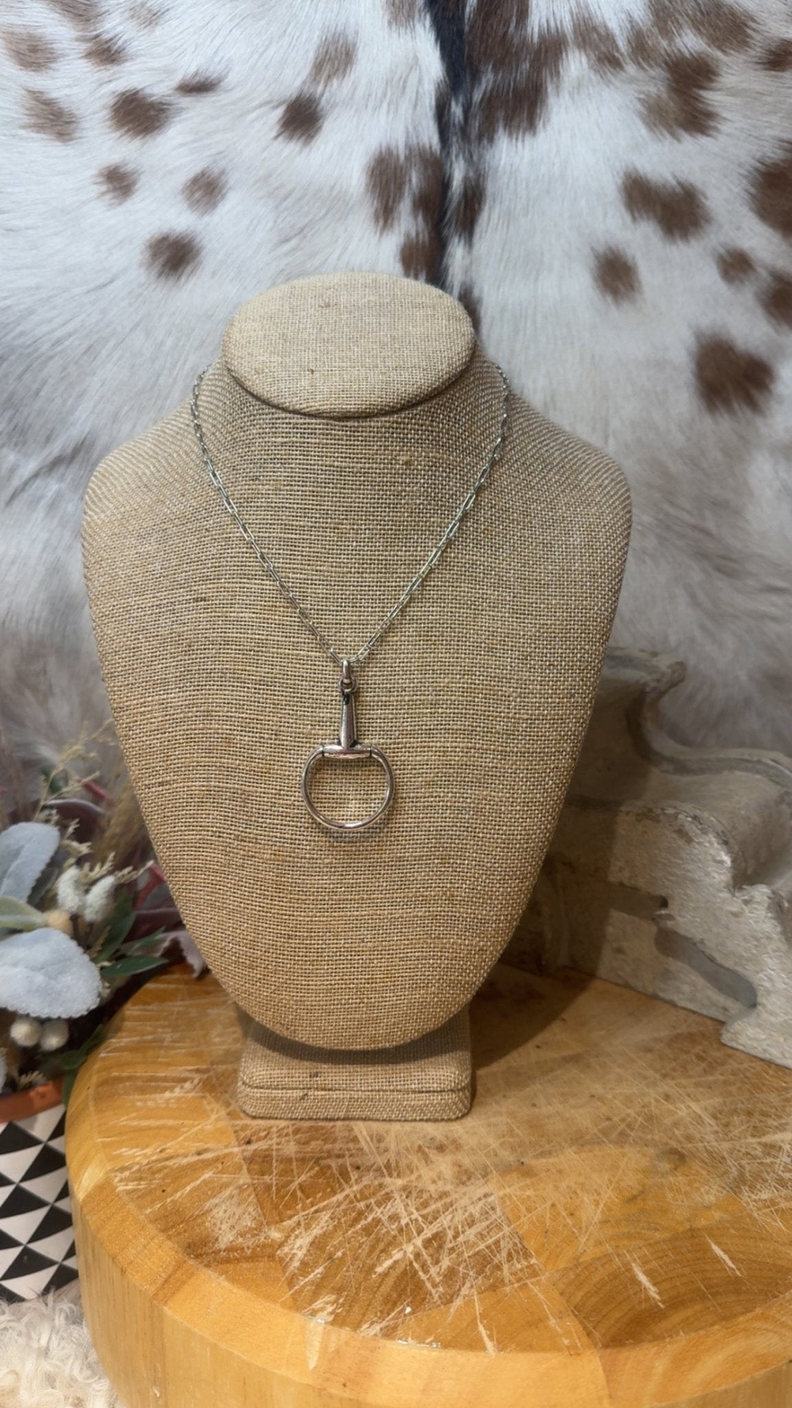 Bits of Grace Snaffle Bit Necklace - Deadwood South Boutique & Company LLC