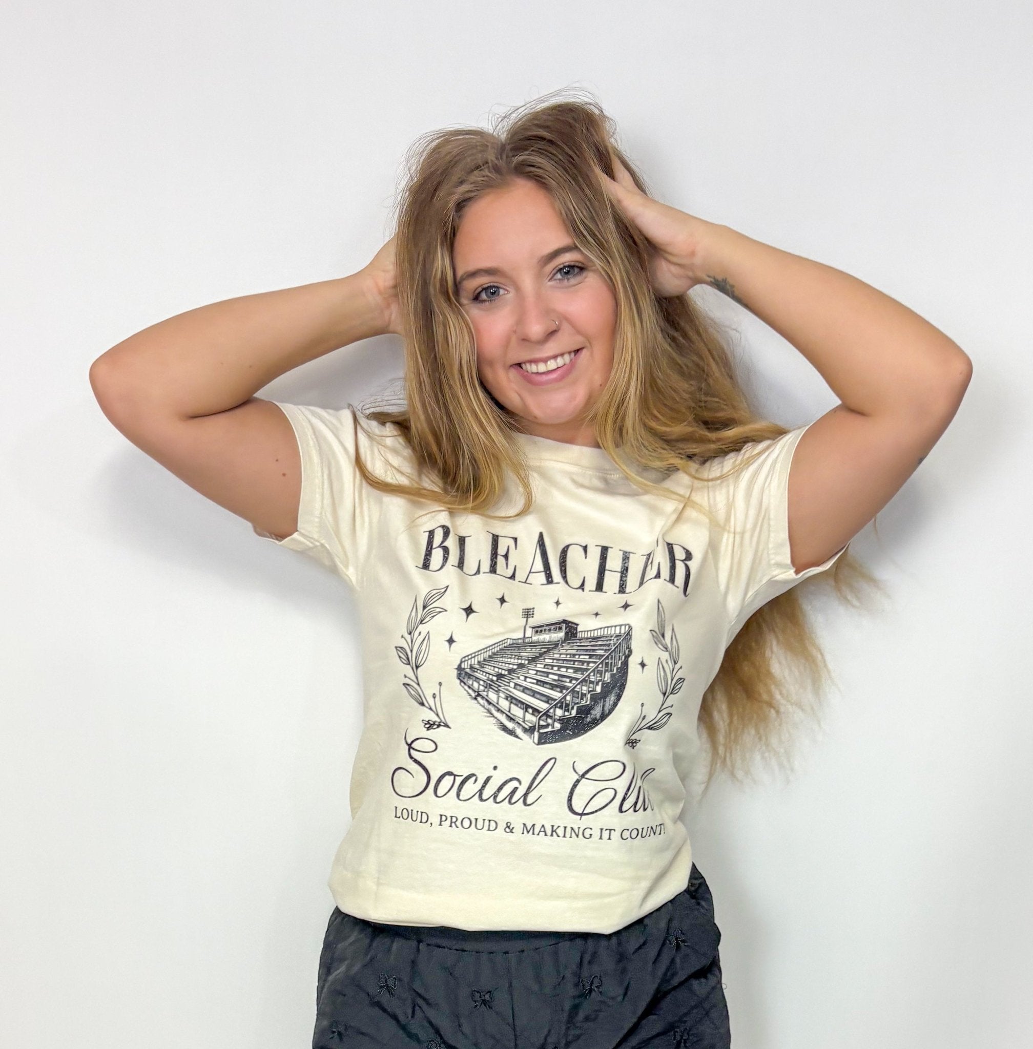 Bleacher Social Club Graphic Tee - Deadwood South Boutique & Company LLC