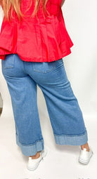 Blissful Bow Wide Leg Jeans - Deadwood South Boutique & Company LLC