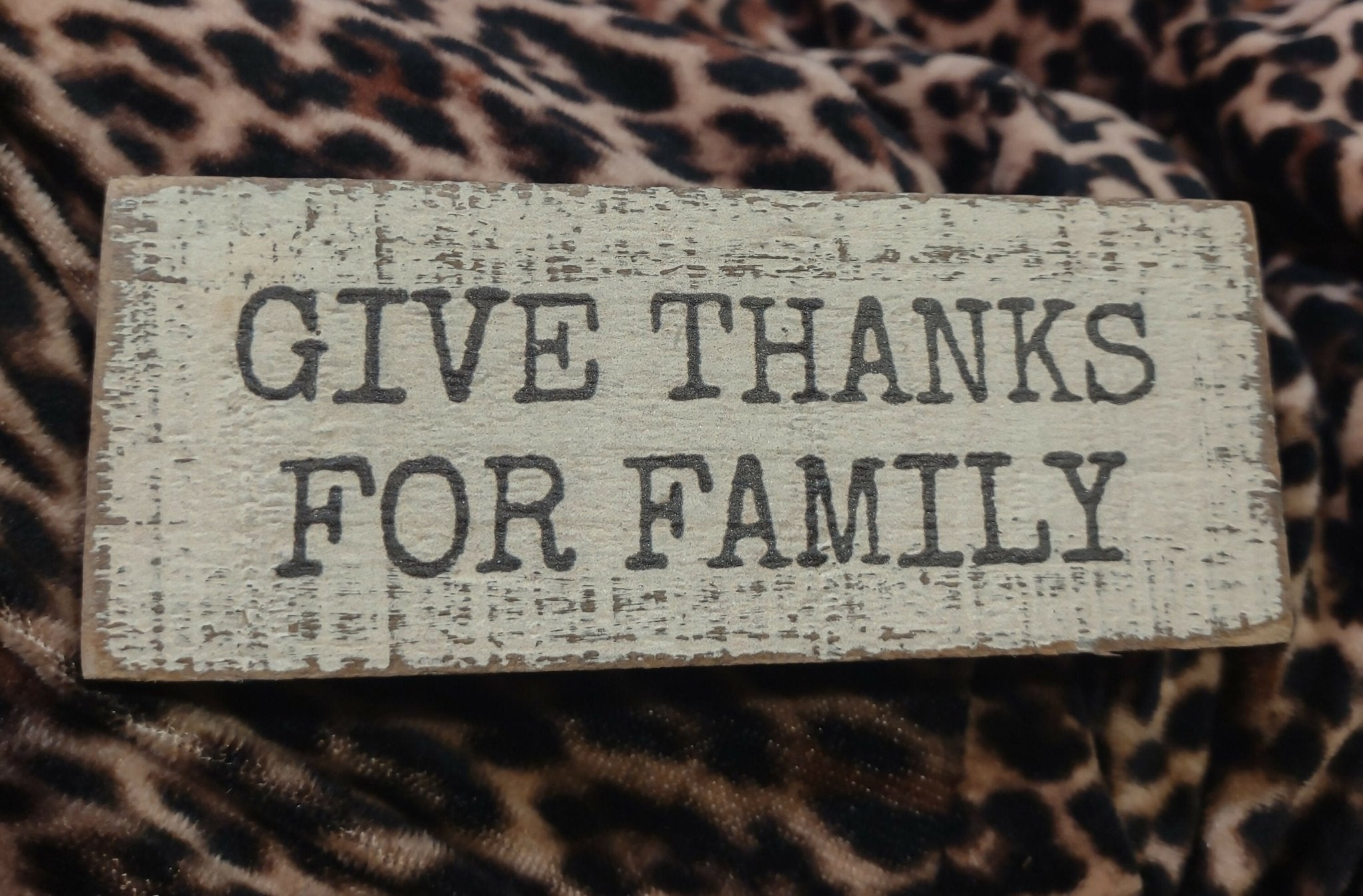 Block Sign - Give Thanks - Deadwood South Boutique & Company LLC