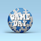 Blue Game Day Tailgate Buttons | Game Day Pins - Deadwood South Boutique & Company LLC