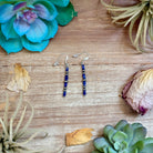 Blue Lapis Cube Dangle Earrings - Deadwood South Boutique & Company LLC