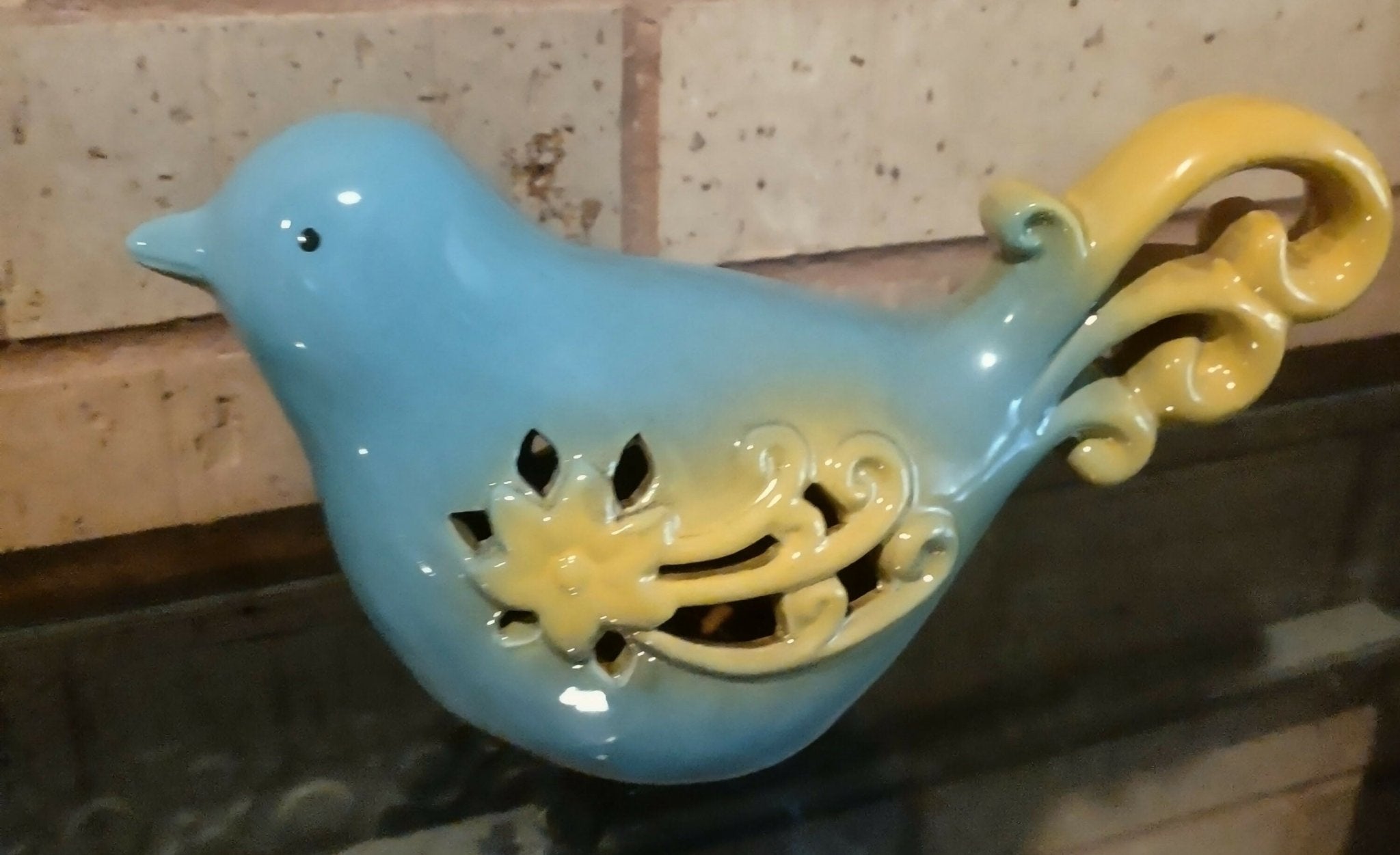 Blue Swirl Bird - Deadwood South Boutique & Company LLC
