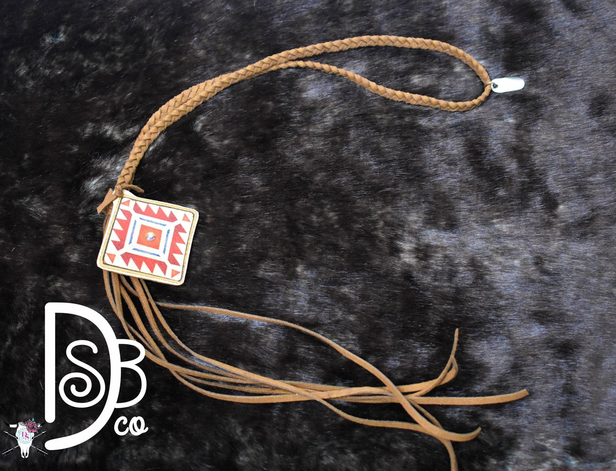 Bolo w/ Leather Charm - Deadwood South Boutique & Company LLC