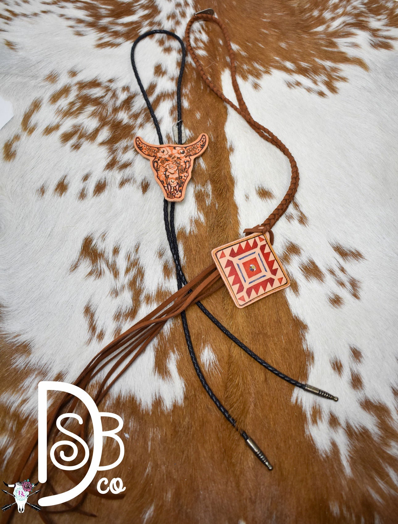 Bolo w/ Leather Charm - Deadwood South Boutique & Company LLC