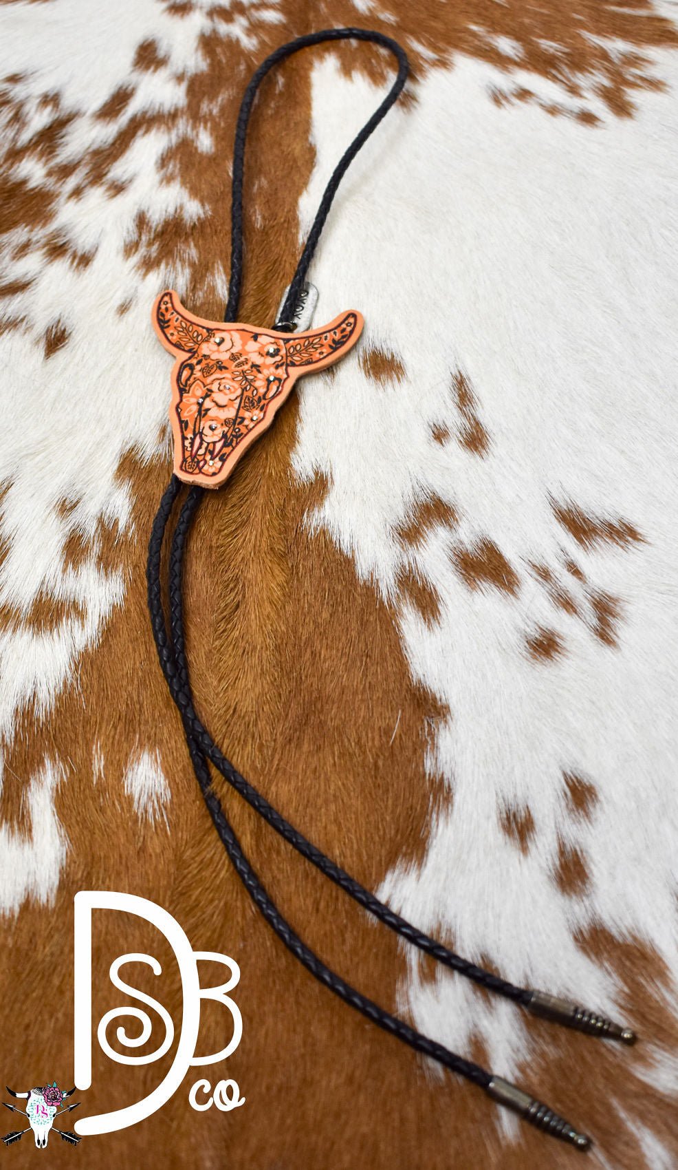 Bolo w/ Leather Charm - Deadwood South Boutique & Company LLC