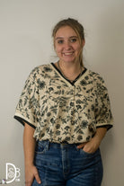 Bonnie V Neck Top - Deadwood South Boutique & Company LLC