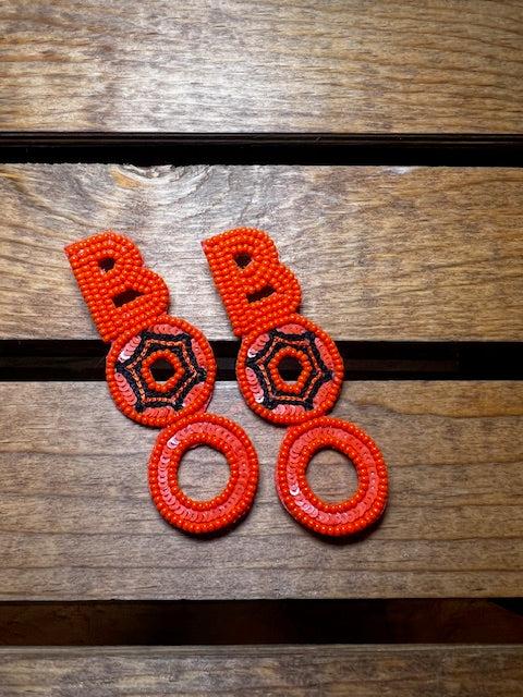 Boo Beaded Earrings - Deadwood South Boutique & Company LLC