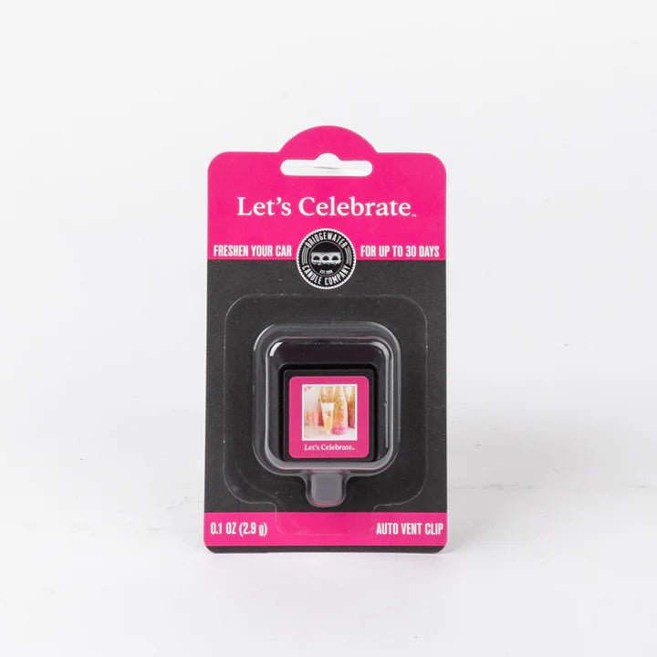 Bridgewater Candle Company Auto Vent Clip Let's Celebrate - Deadwood South Boutique & Company LLC