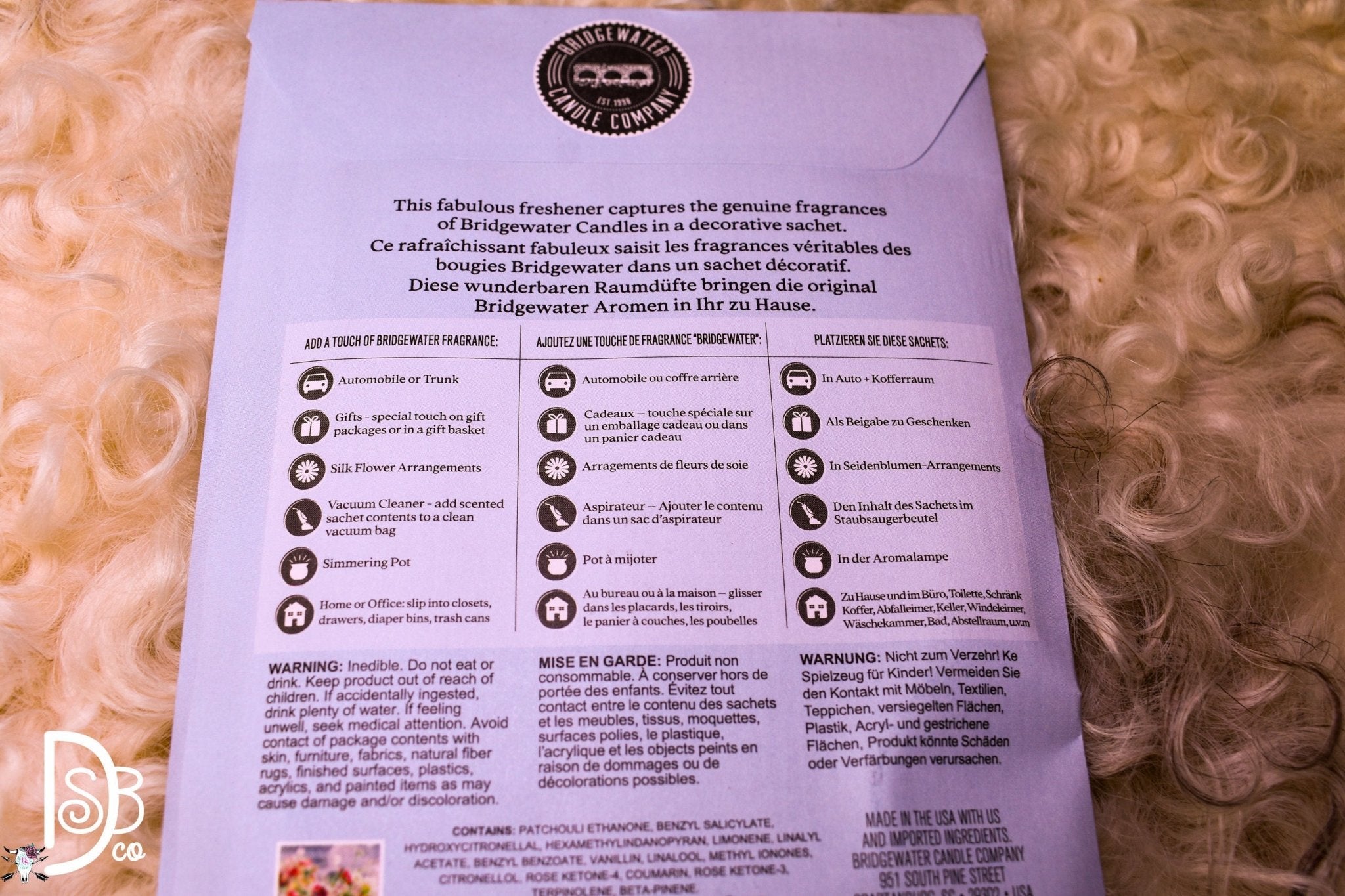 Bridgewater Candle Company High Bloom Sachet Packet - Deadwood South Boutique & Company LLC