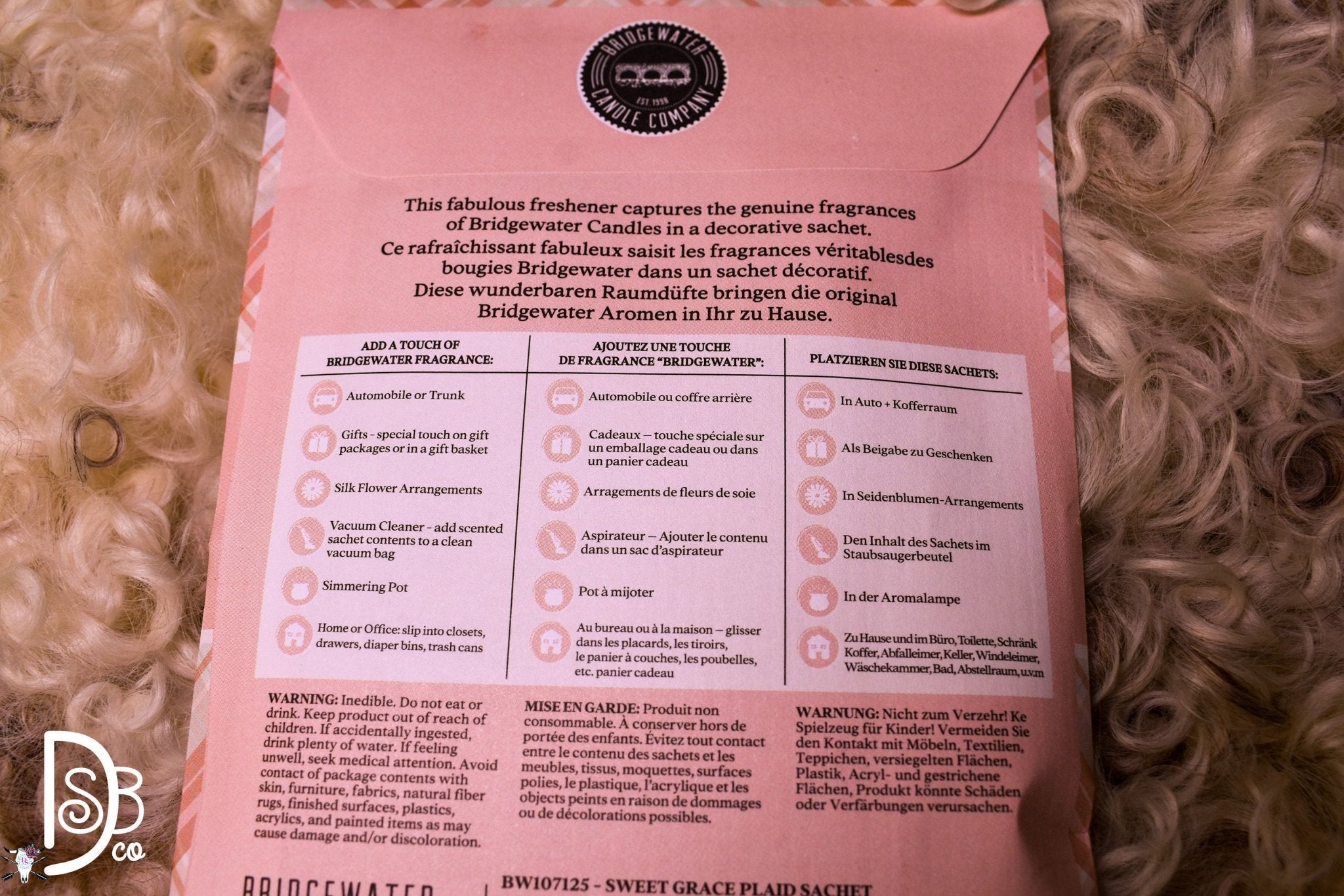 Bridgewater Candle Company Sweet Grace Sachet - Deadwood South Boutique & Company LLC