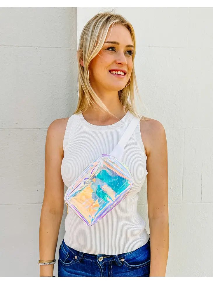 Brooks Hologram Belt Bag - Deadwood South Boutique & Company LLC