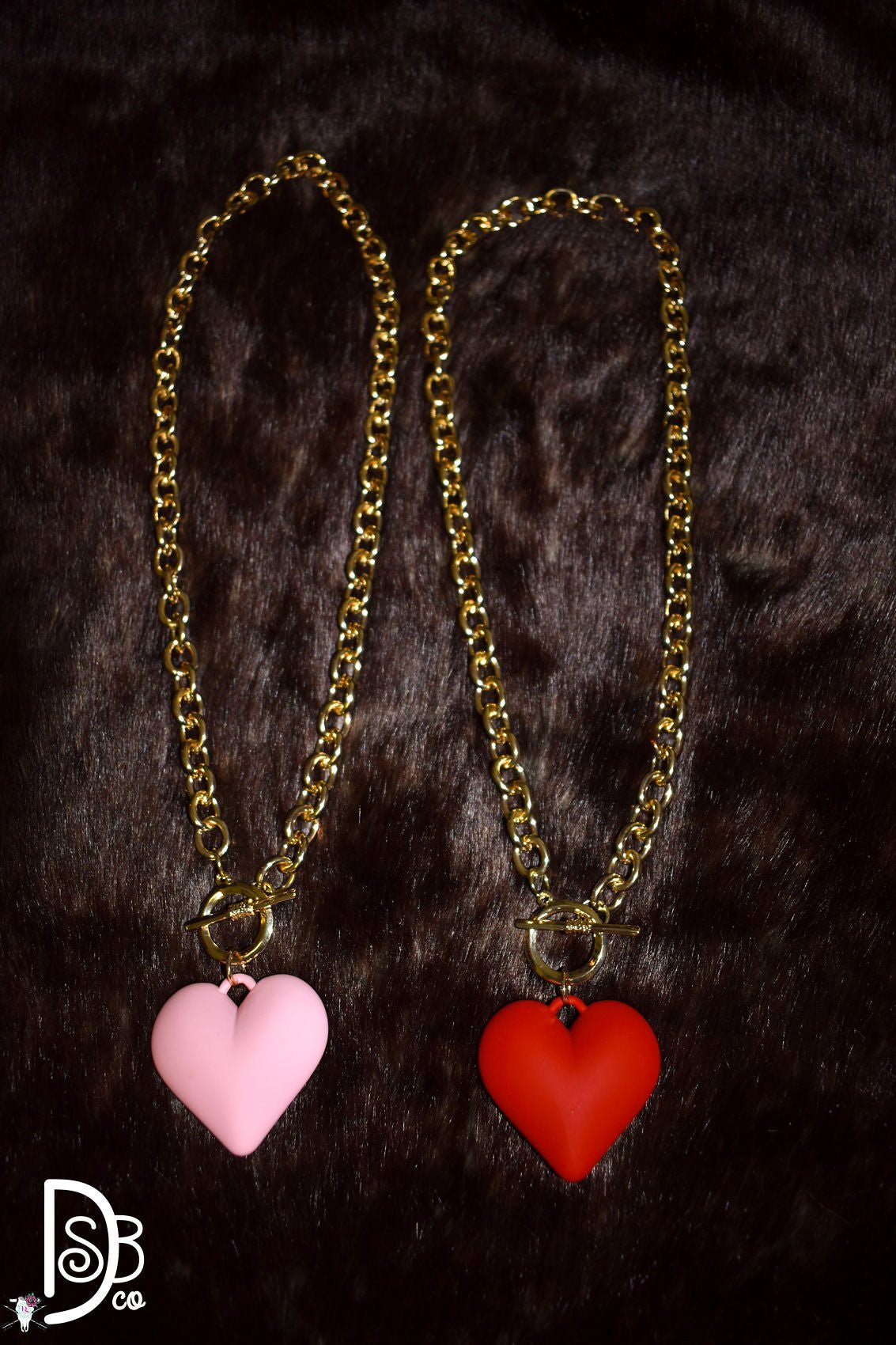 Bubble Heart Necklace - Deadwood South Boutique & Company LLC