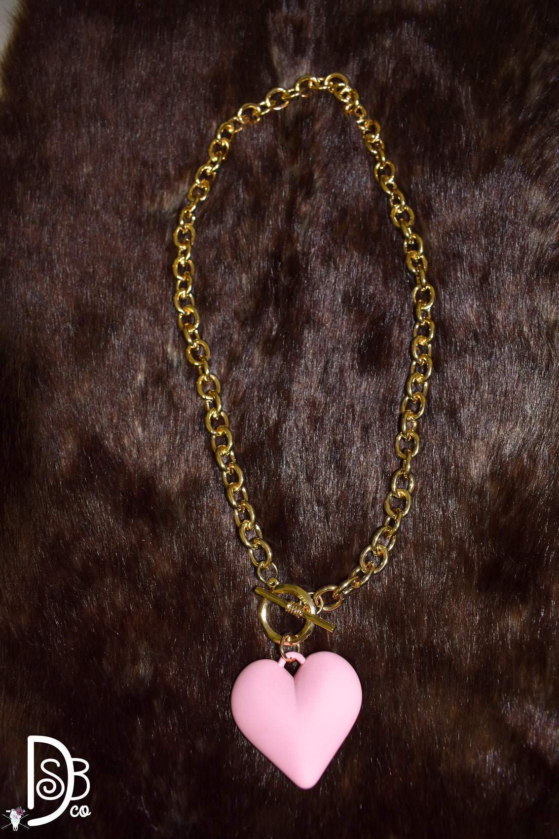 Bubble Heart Necklace - Deadwood South Boutique & Company LLC