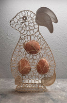 Bunny Metal w/Eggs - Deadwood South Boutique & Company LLC