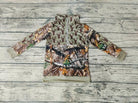 Camo Deer Zip Up Pullover-childrens-Deadwood South Boutique & Company LLC-Deadwood South Boutique, Women's Fashion Boutique in Henderson, TX