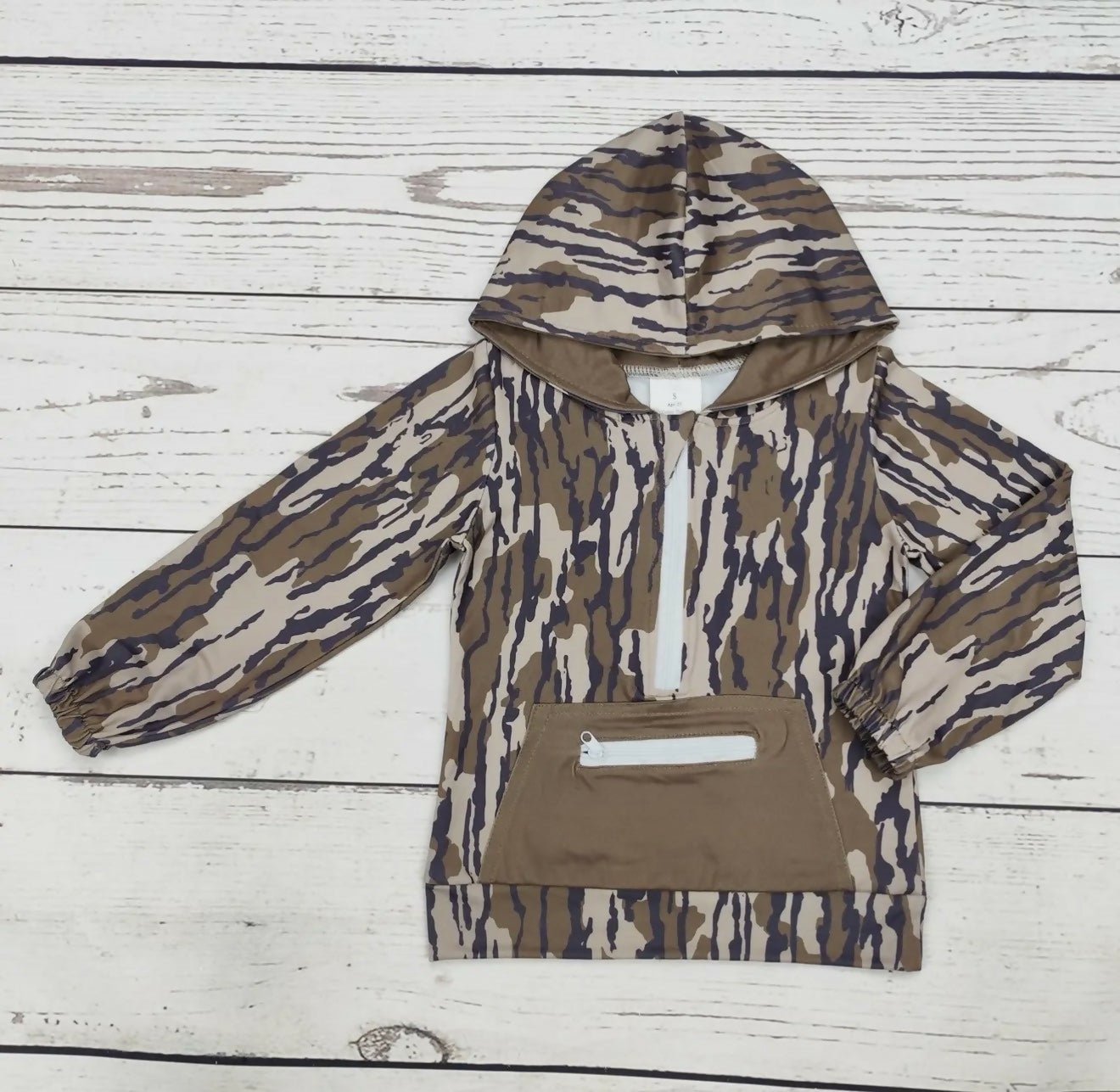 Camoflage Pocket Hoodie - Deadwood South Boutique & Company LLC