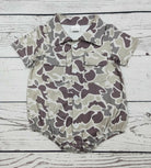 Camouflage Baby Bubble w/pocket - Deadwood South Boutique & Company LLC