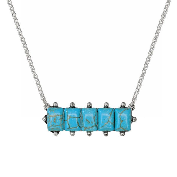 Carlee Western Bar Fashion Necklace - Deadwood South Boutique & Company LLC