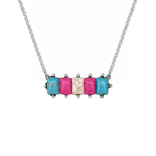 Carlee Western Bar Fashion Necklace - Deadwood South Boutique & Company LLC