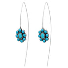 Carlita Turquoise Cluster Fashion Earrings - Deadwood South Boutique & Company LLC