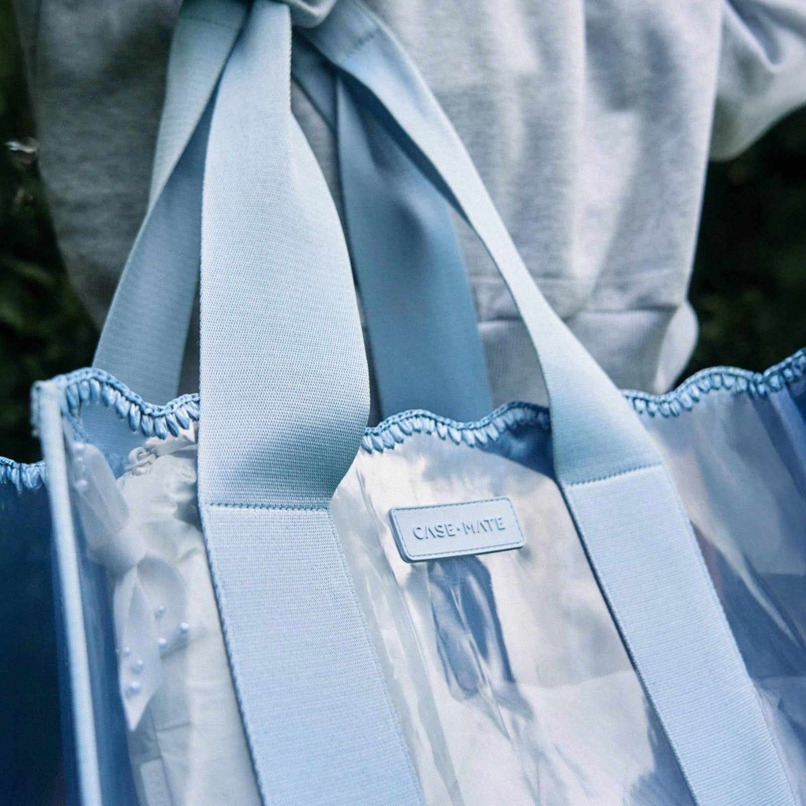 Case-Mate Carolina Blue Crochet Wave Jelly Tote Bag - Deadwood South Boutique & Company LLC