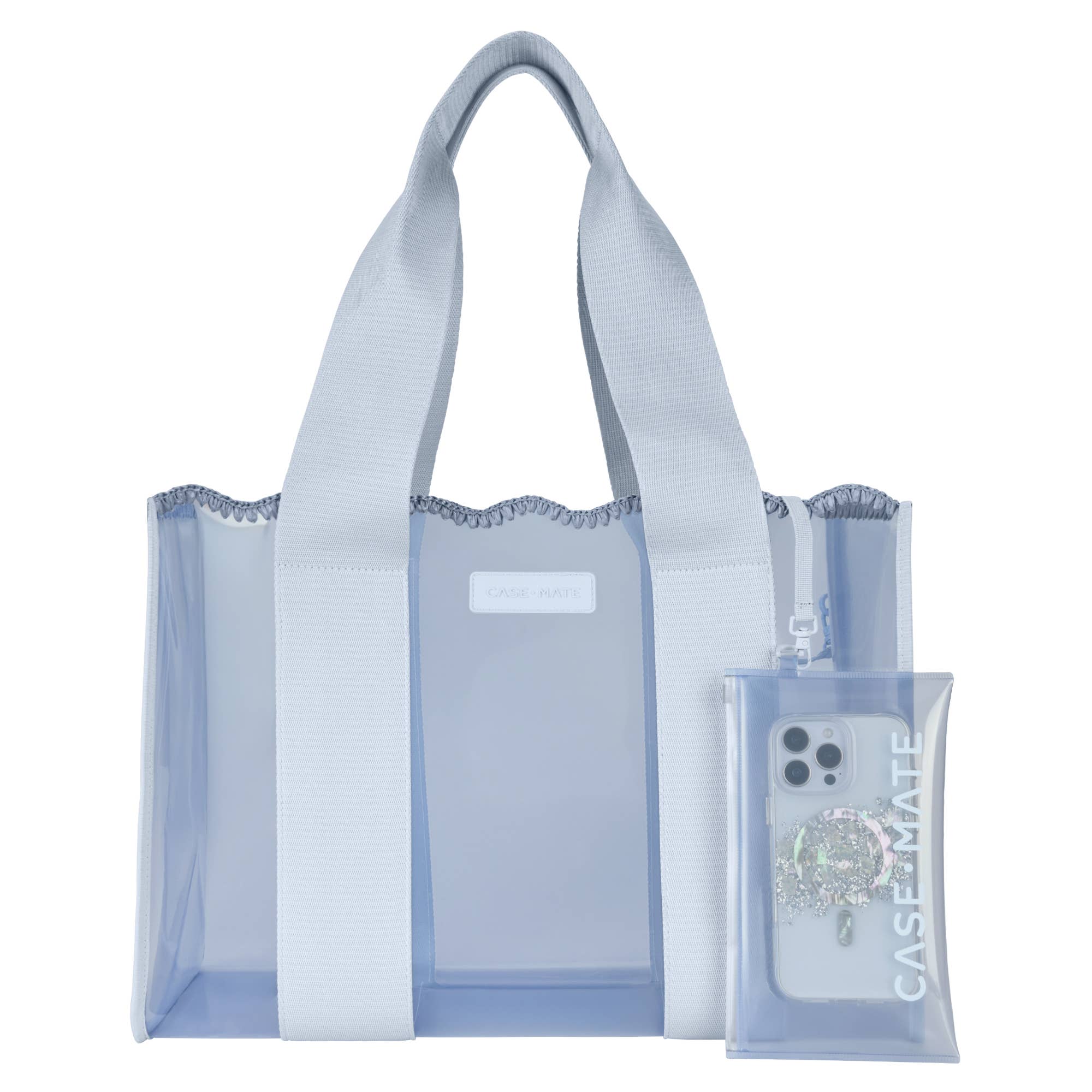 Case-Mate Carolina Blue Crochet Wave Jelly Tote Bag - Deadwood South Boutique & Company LLC