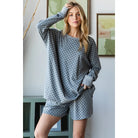 Veveret Checkered Shirt & Shorts-Tops & Tees-Deadwood South Boutique & Company LLC-Deadwood South Boutique, Women's Fashion Boutique in Henderson, TX
