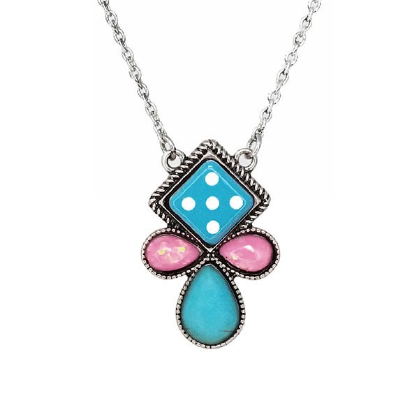 Check The Dice Fashion Necklace - Deadwood South Boutique & Company LLC