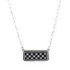 Checkered Bar Necklace - Deadwood South Boutique & Company LLC
