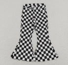 Checkered Denim Adj Waistband Girl Jeans - Deadwood South Boutique & Company LLC