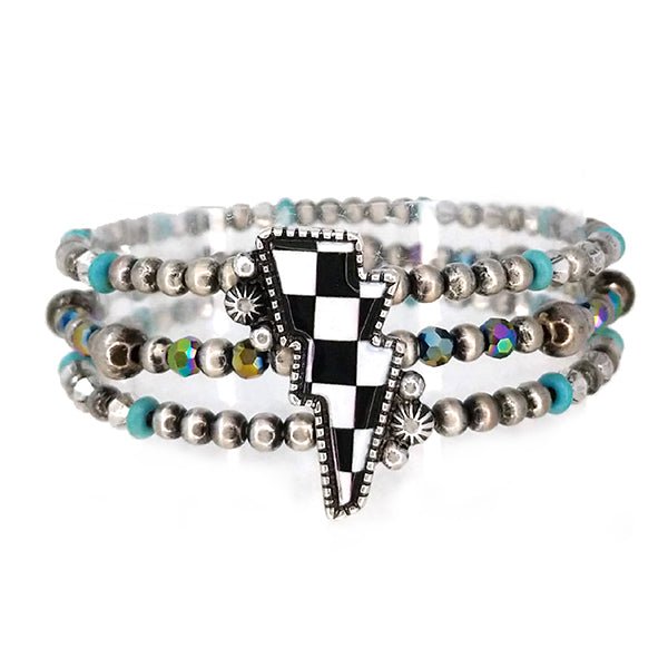 Checks & Bolts Fashion Bracelet - Deadwood South Boutique & Company LLC