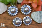 Chelsea Sterling Silver Concho Studs - Deadwood South Boutique & Company LLC