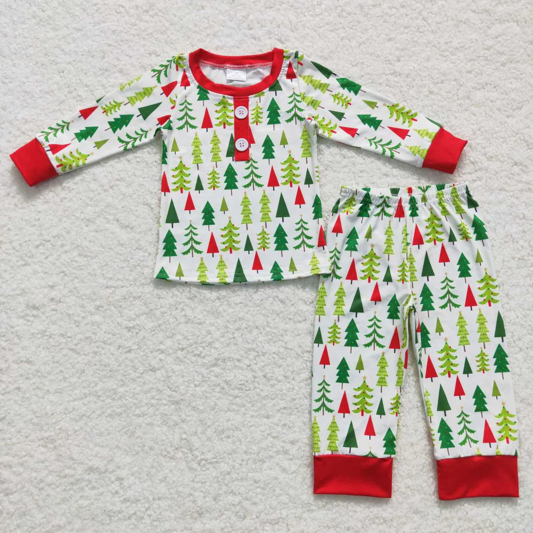 His & Her Christmas Tree Jammies-childrens-Deadwood South Boutique & Company LLC-Deadwood South Boutique, Women's Fashion Boutique in Henderson, TX