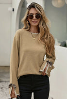 Clara Leopard Bow Decor Sweater - Deadwood South Boutique & Company LLC