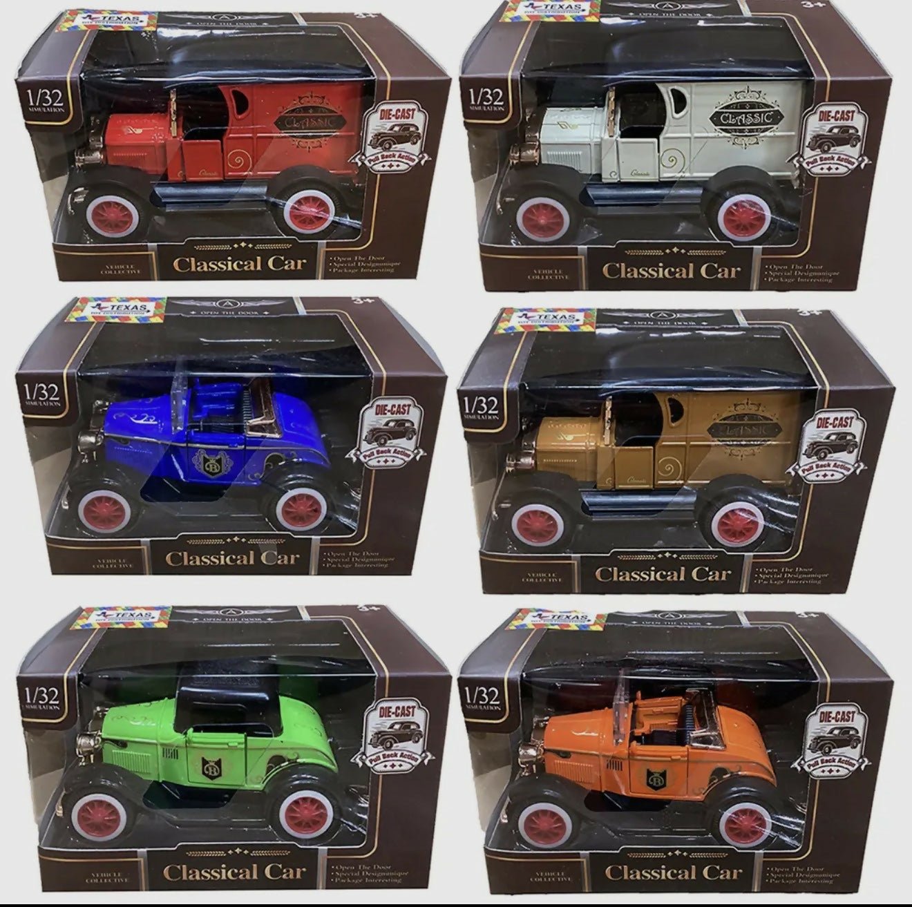 Classical Die - Cast Cars - Deadwood South Boutique & Company LLC