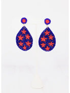 Clinton Star Beaded Earrings - Deadwood South Boutique & Company LLC