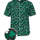 Clover Confetti Men's Button Up Shirt - Deadwood South Boutique & Company LLC