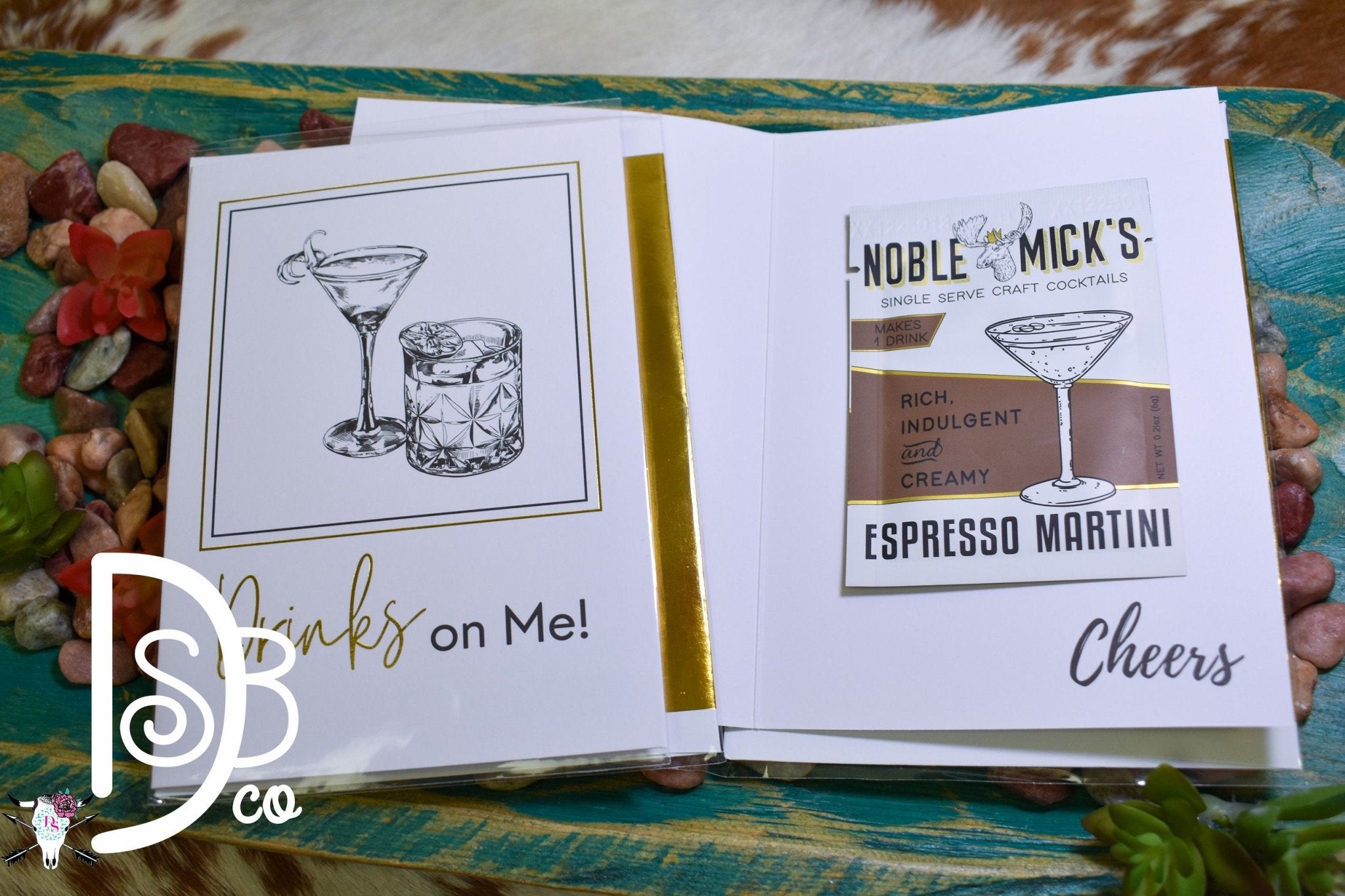 Cocktails & Cards Gift Set - Deadwood South Boutique & Company LLC