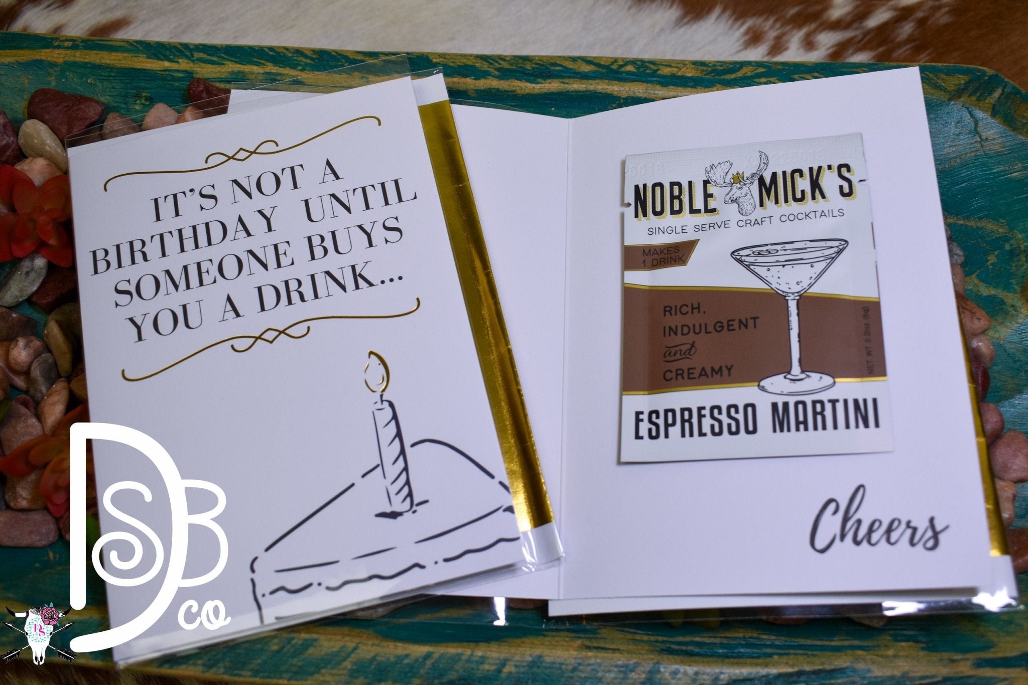 Cocktails & Cards Gift Set - Deadwood South Boutique & Company LLC