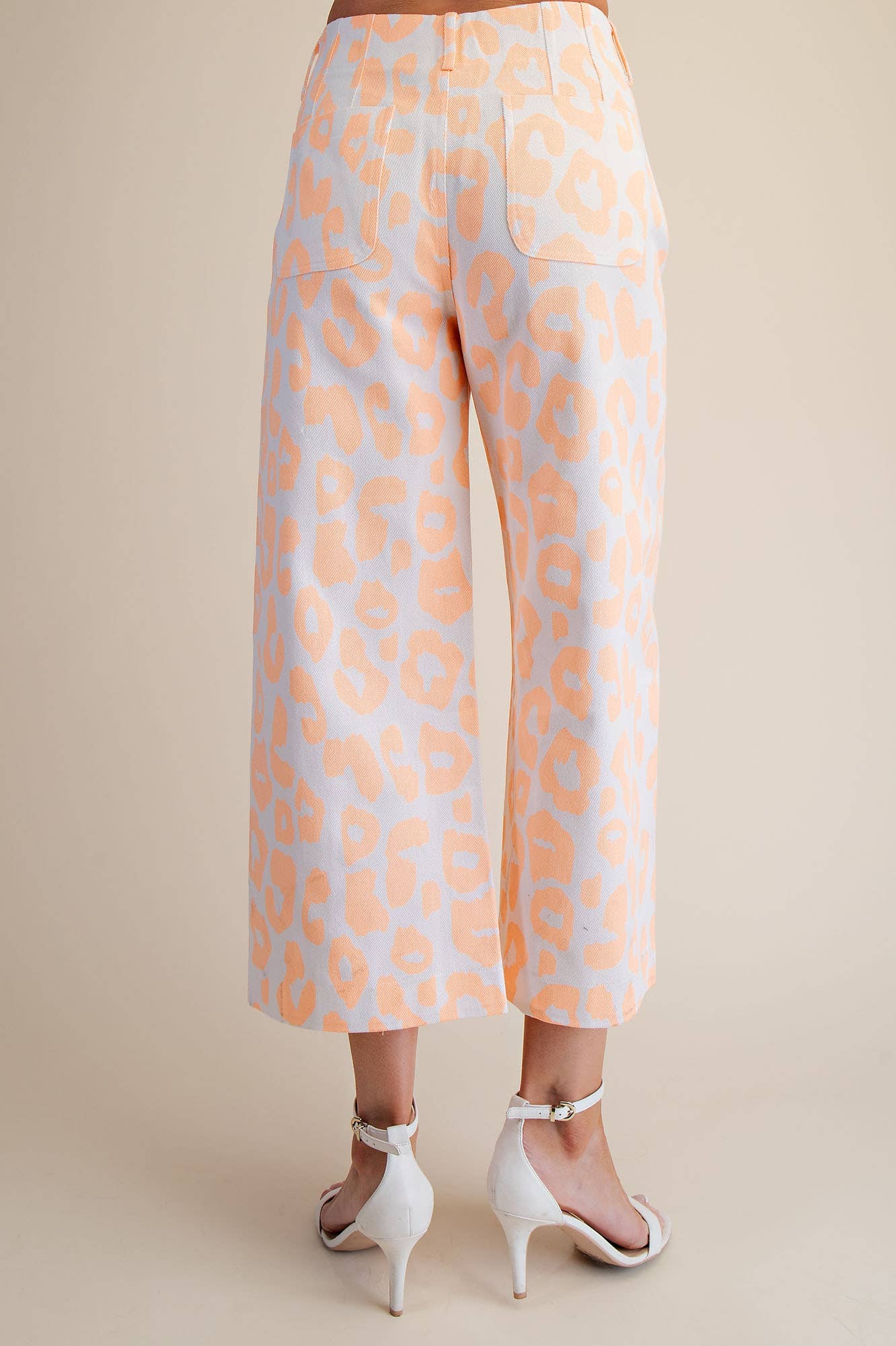 Colette Cropped Wide-Leg Neon Leopard Pants - Deadwood South Boutique & Company LLC