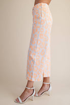 Colette Cropped Wide-Leg Neon Leopard Pants - Deadwood South Boutique & Company LLC