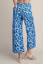Colette Cropped Wide-Leg Neon Leopard Pants - Deadwood South Boutique & Company LLC
