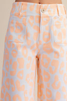 Colette Cropped Wide-Leg Neon Leopard Pants - Deadwood South Boutique & Company LLC