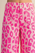Colette Cropped Wide-Leg Neon Leopard Pants - Deadwood South Boutique & Company LLC