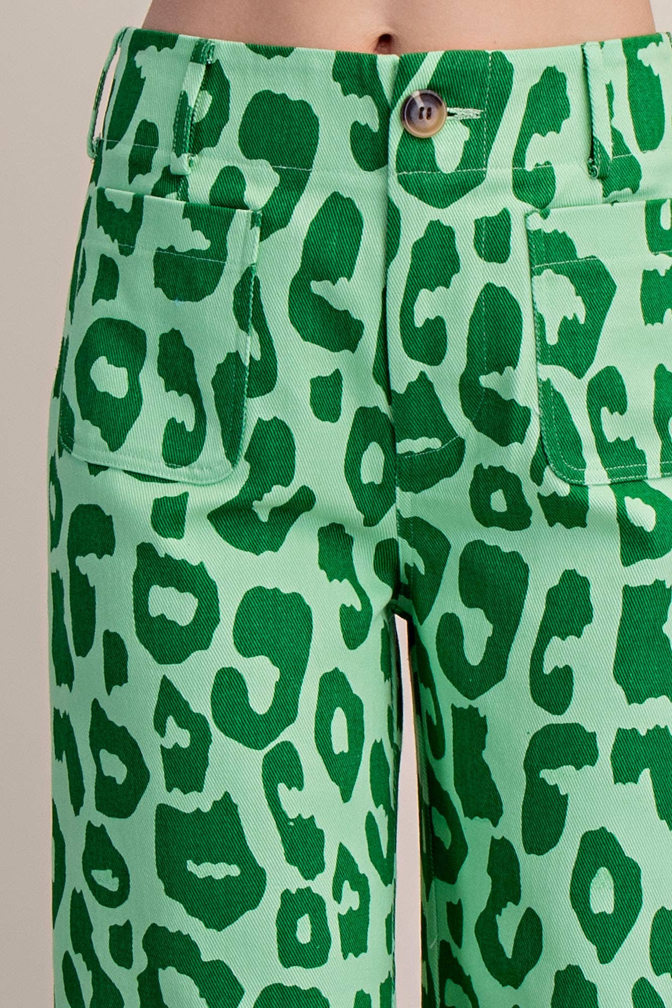 Colette Cropped Wide-Leg Neon Leopard Pants - Deadwood South Boutique & Company LLC