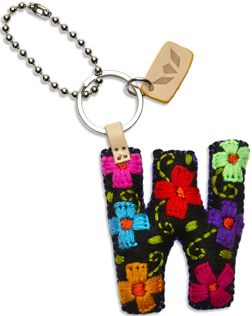 Consuela Black Felt Letter Charms - Deadwood South Boutique & Company LLC